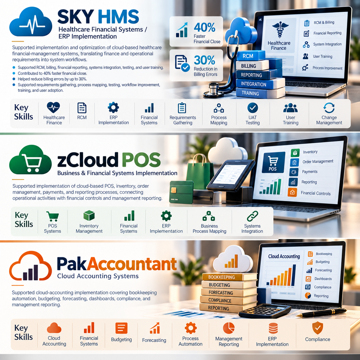 Healthcare Financial Systems / ERP Implementation